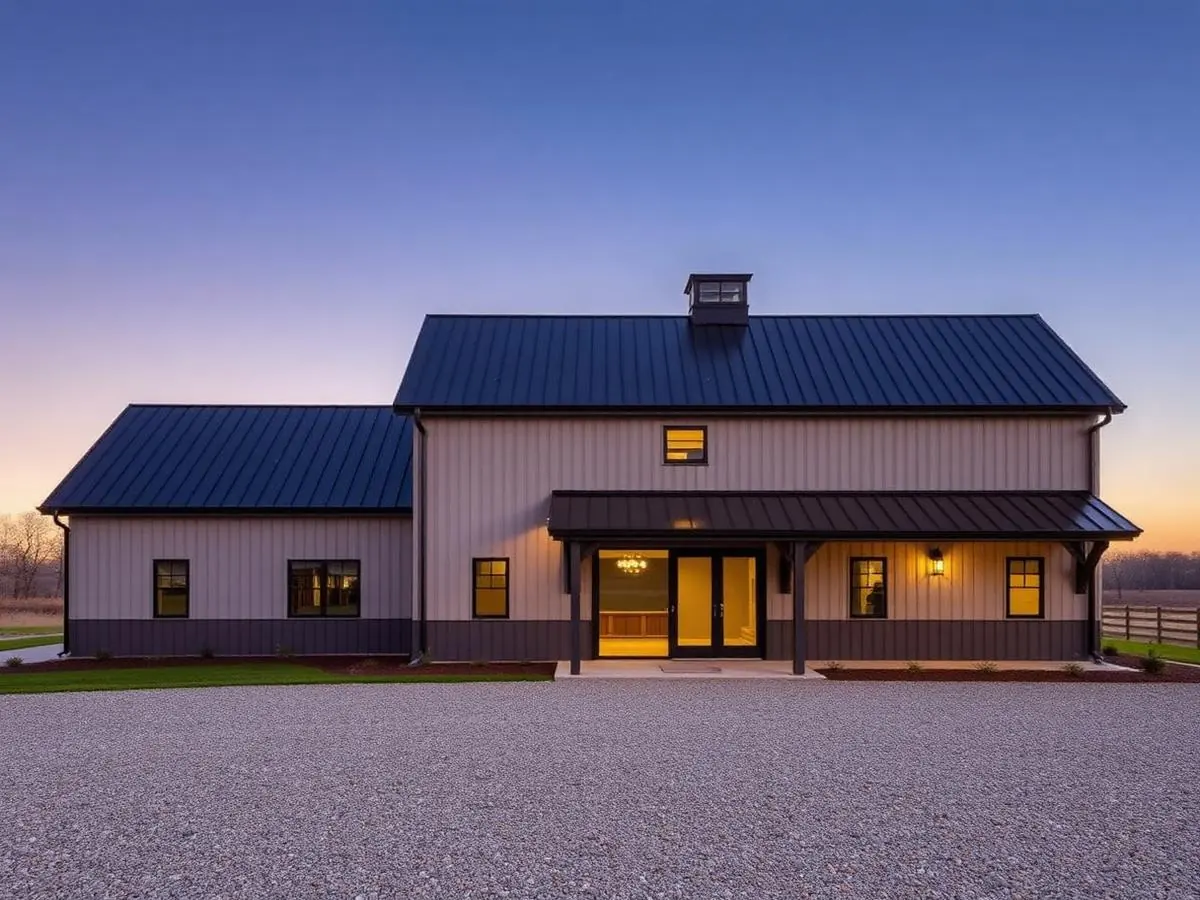 Modern Barndominium